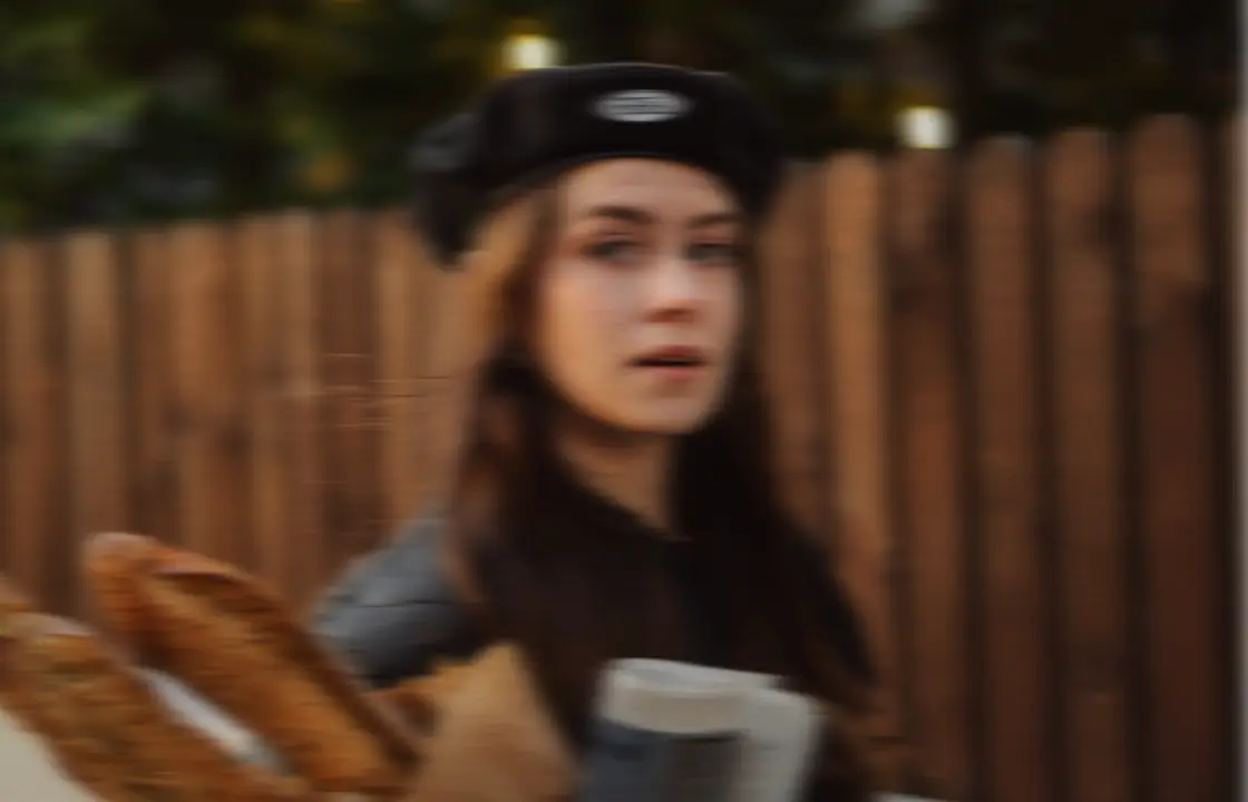 時尚女性臉部攝影