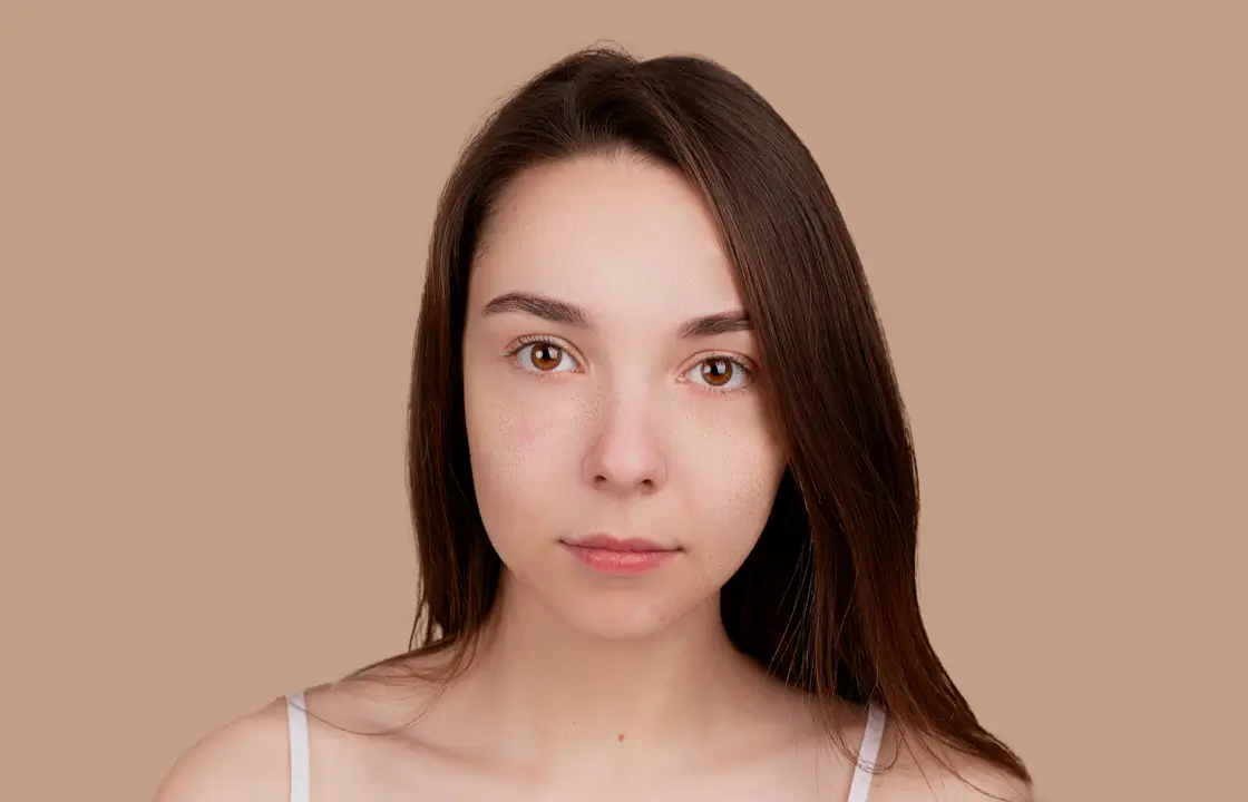 foto de rosto de mulher