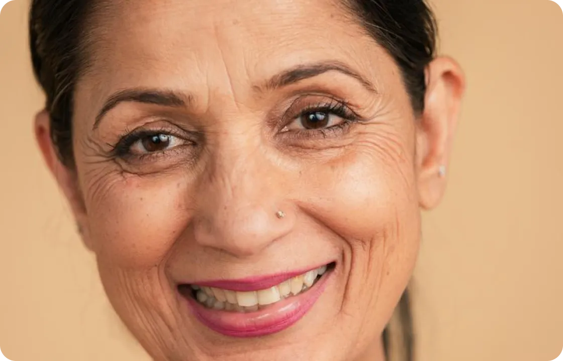 smiling woman portrait